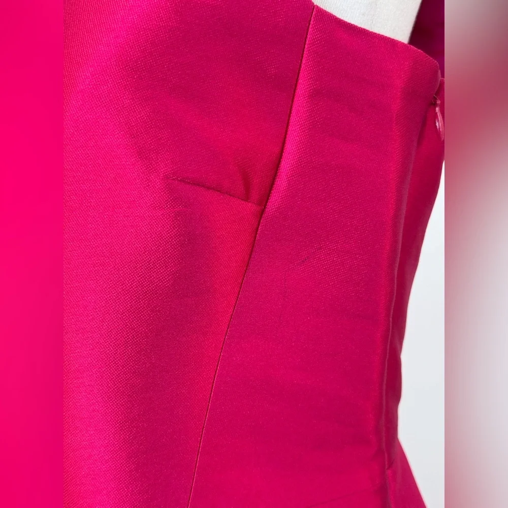 Kate Spade NY Hot Pink Peekaboo Back Sheath/A-Line Dress Size 6 - Picture 11 of 11